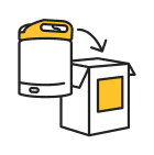 Keg return Packaging